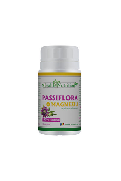 Health Nutrition Passiflora cu Magneziu 90 capsule