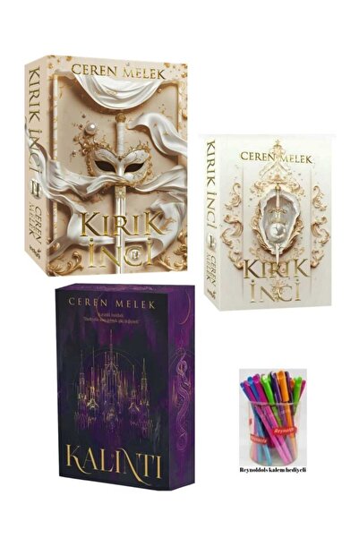 İndigo Kitap Kırık İnci 1 ve 2 Ciltsiz / Kalıntı Ciltsiz 3 kitap Set