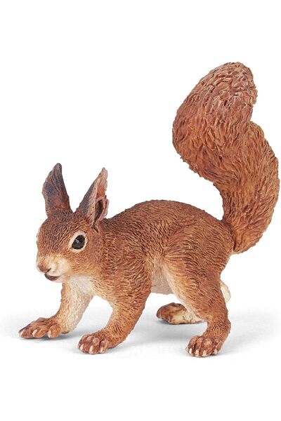 Papo 50255 تمثال سنجاب من مملكة الحيوانات البرية، متعدد الألوان