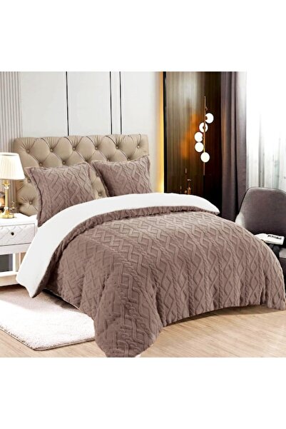 OEM Thick Cocolino Furry Quilt 200x230 cm, with 2 Pillowcases, 5 kg