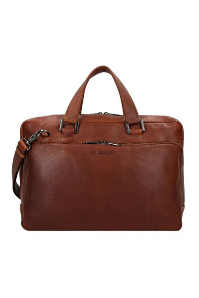 Plevier Vintage Bill Aktentasche Leder 40 cm Laptopfach