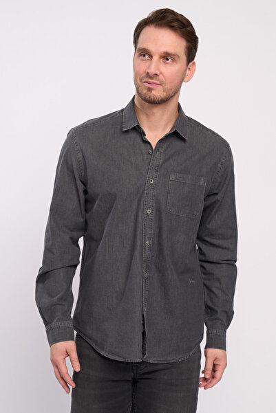 Lee Cooper Men's regular shirt with pocket and logo