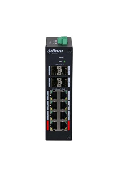 DAHUA 8Port Poe 120W Hs4412-8Et-120 10/100 4X Sfp Managed Industrial Switch