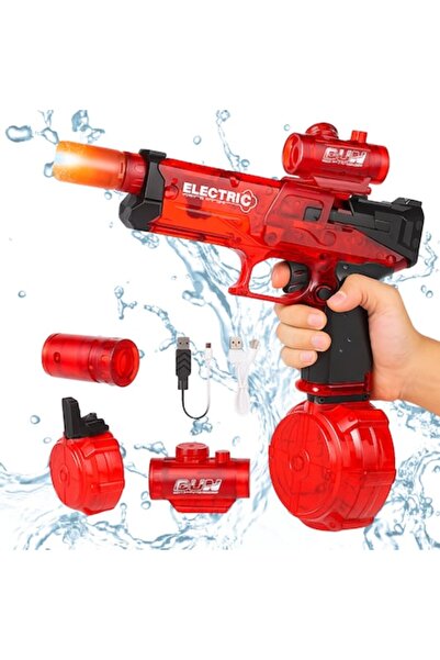 IdealTI Electric Rechargeable Water Gun for Adults & Kids - Automatic, 10m Jet