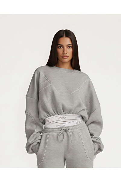 ŞEBNEM GÜNAY Grey Contour Sweatshirt