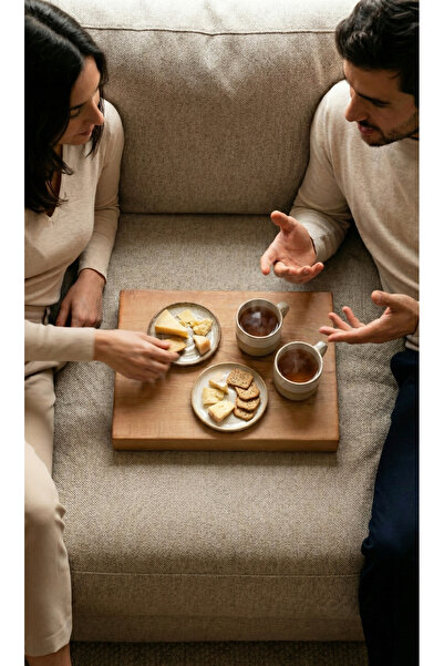 VASA Concept Masif Ahşap Koltuk Üstü Sehpa | Sarsılmaz Servis & Sunum Sehpa -...