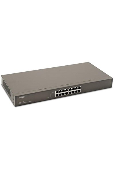 Everest ESW-116P 16Port 10/100 Metal Kasa Switch