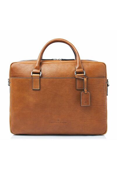 Castelijn & Beerens Rick Aktentasche RFID Schutz Leder 40 cm Laptopfach
