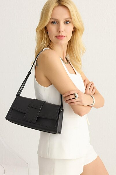 Timburly Γυναικεία τσάντα ώμου καθημερινής χρήσης με κούμπωμα