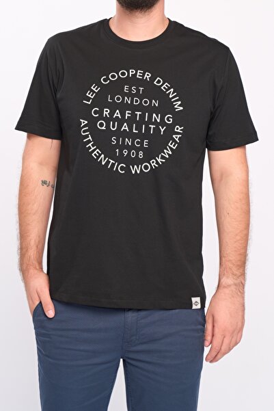 Lee Cooper Men's short sleeve t-shirt with logo details