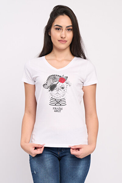 Timeout Women's short-sleeved T-shirt with printed pattern