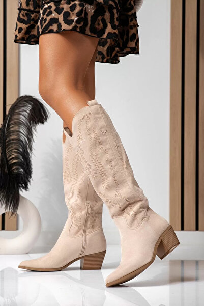 Zaira Ciocate dama bej din piele ecologica intoarsa Angie #22609 - 40