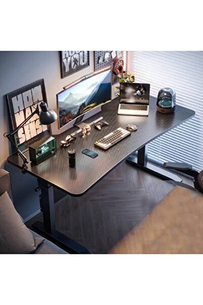 NKX طاولة كمبيوتر قابلة للتعديل والرفع، مناسبة للألعاب والمكتب المنزلي والدرا...