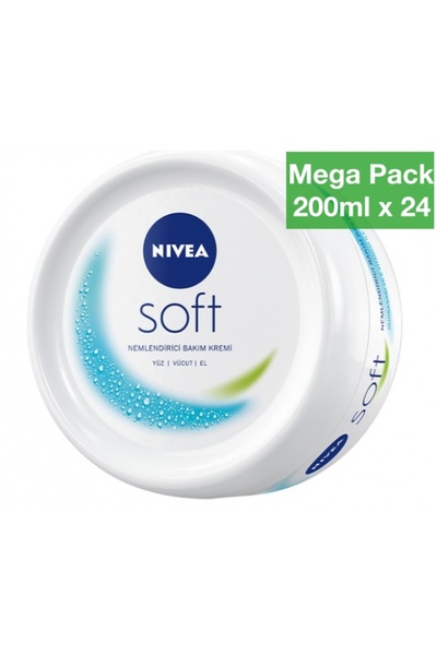 NIVEA Creme Soft 200ML x 24 pcs.