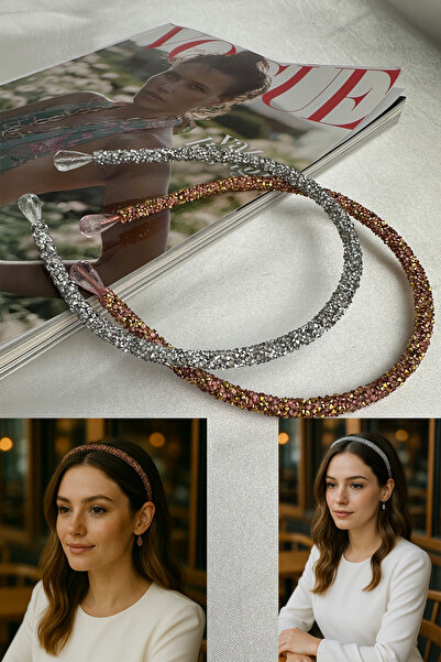 Modex Crystal Stone Inlaid Double Sparkling Crown