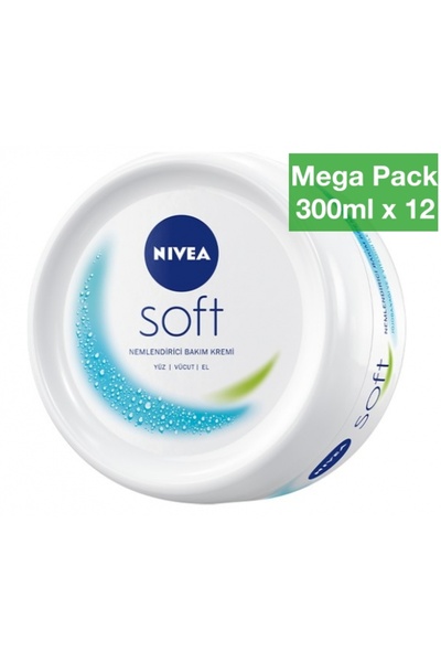 NIVEA Creme Soft 300ML x 12 pcs.