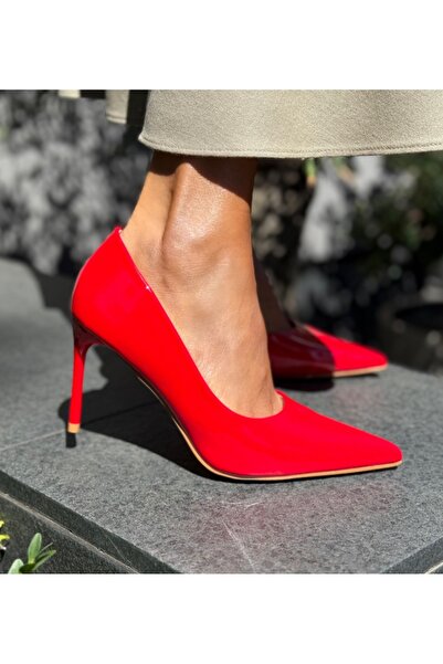 BENOTTİ Pantofi stiletto roșii pentru femei Neybar