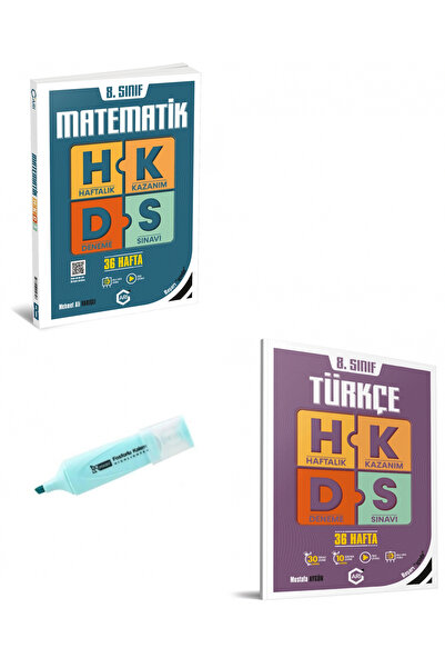 Arı Yayıncılık LGS 8.Sınıf Matematik Ve Türkçe Haftalık Kazanım Deneme Sınavı