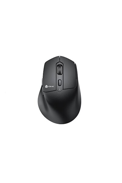 iClever Mouse ergonomic wireless MD360, Bluetooth + 2.4GHz, reîncărcabil, USB-C, negru