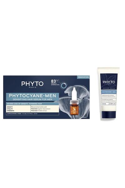 Phyto Phytocyane Men's Type Hair Loss Serum and Shampoo 100 ml Set