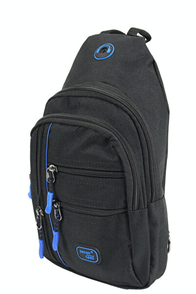 SEVENTEEN 3473 Body Bag Shoulder Bag – Polyester Brown-Blue