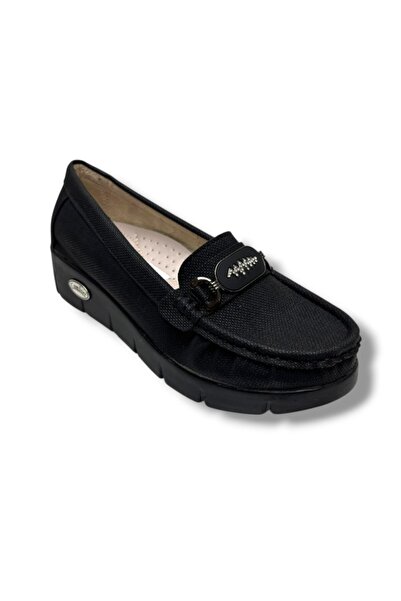 Cakgo C-Shoes SL422-26 Εκτύπωση τζιν δερμάτινη πόρπη με πέτρα ζιγκ-ζαγκ Comfo...