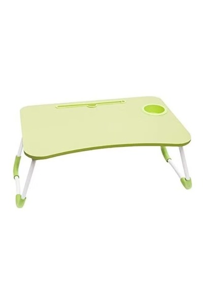 Generic Foldable computer desk, green, 60 x 40 x 31 cm