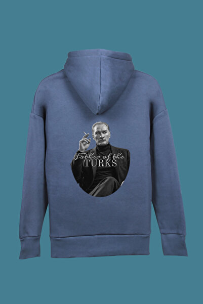 California ST 100% Cotton Custom Design Ataturk Printed Men's Oversized Sweat...