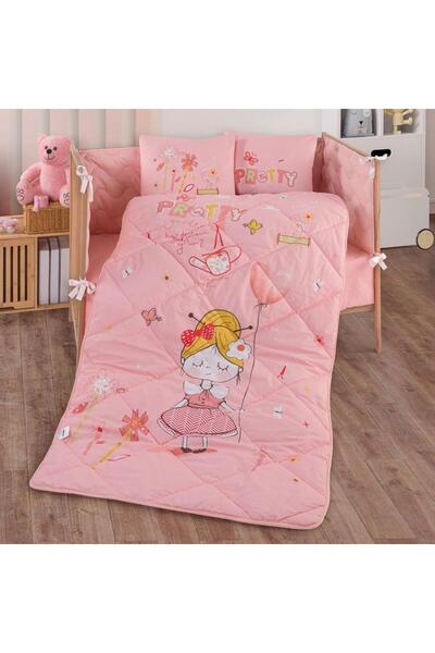 Clasy 100% Cotton Ranforce Baby Sleeping Set Pretty Pink