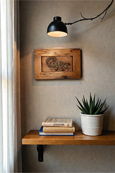 toprakanaart SEMENDER AHŞAP ÇERÇEVELİ SERAMİK ELYAPIMI (HANDMADE) TABLO 15 × ...