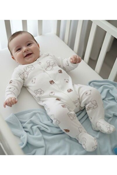 ruhaay هدية تيدي بير مطبوع ملابس أطفال وبدلة