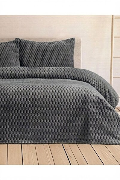 Merinos Sign Collection 3 Parça Çift Kişilik Battaniye Seti Kutulu 220x240 An...
