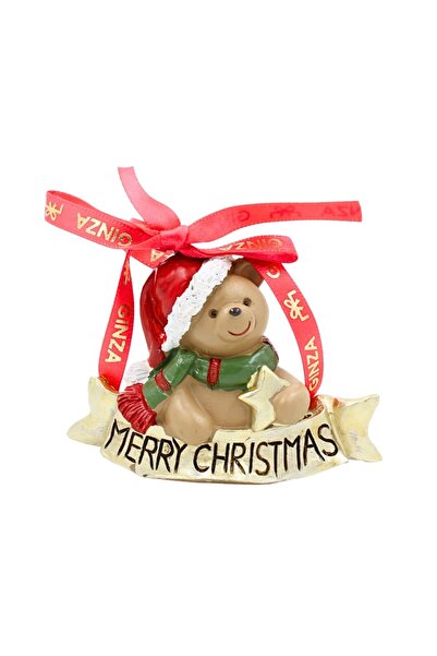 Ginza Christmas Kingdom Decoration, Classic, Merry Christmas gold teddy bear pattern