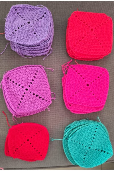 Sertdemir handmade RENKLİ EL ÖRME MOTİF