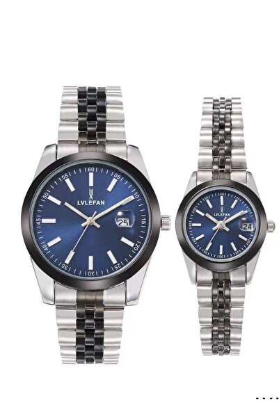 LV LEFAN Water-resistant high-quality couple wristwatch set from