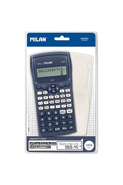 Milan Calculator științific M240-1918 Albastru