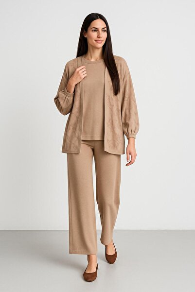 MAY MARA Women's Jacket, Bluze, Pants, Jacquard, 3-Piece Set