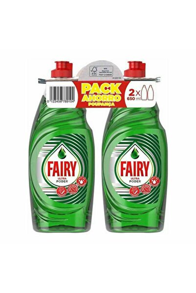 BRIO Fairy Ultra Power Dishwashing Detergent 2x650ml