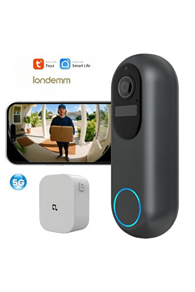 LONDEMM Sonerie Video Smart Wireless LONDEMM, Control complet prin aplicația ...