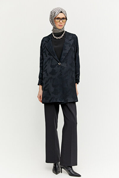 Setrms Desenli Mono Kapamalı Ceket