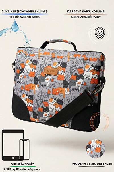 Moserini Omuz Askılı iPad Pro 6.Nesil 12.9”/ 7.Nesil 13”/ Air M2 ile Uyumlu K...