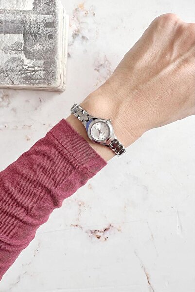 OQQO Nexo Stone Dial Gray Cord Women's Wristwatch