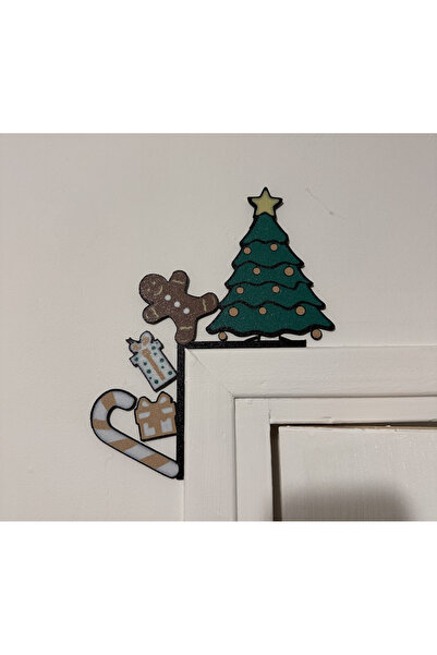 SZD Design زينة زاوية الباب بتصميم عيد الميلاد