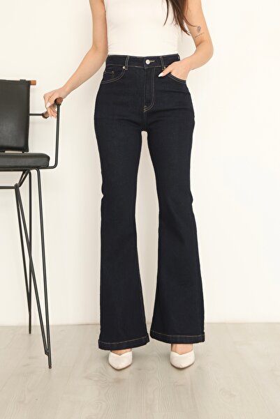 miday High Waist Stretch Fabric Rins Wash Spanish