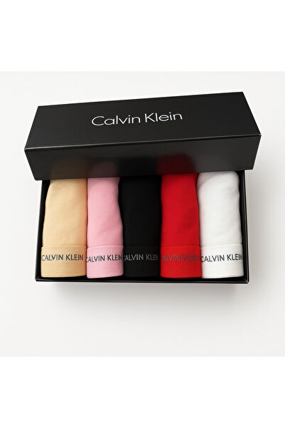 Calvin Klein Women's underwear set - 5 pieces - thong type - multicolor