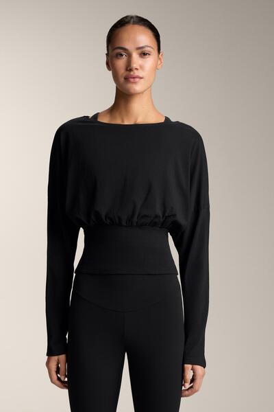 Oysho Fitted waist cotton blend T-shirt