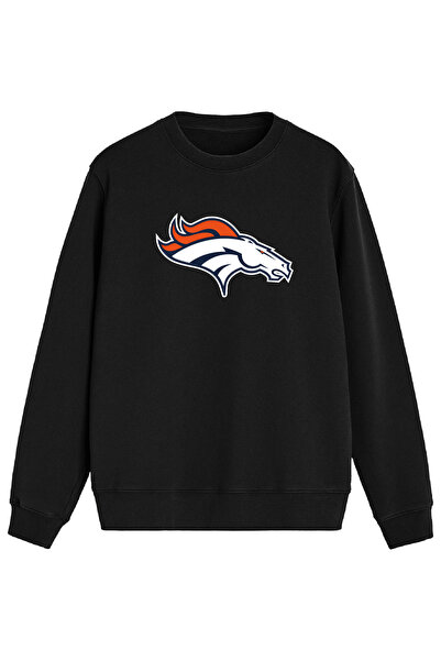 BA Sportswear Denver American Football Black Regular Sweatshirt