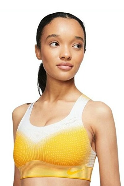 Nike Training Sports Bra Women's Sports Bustier Bra Yellow