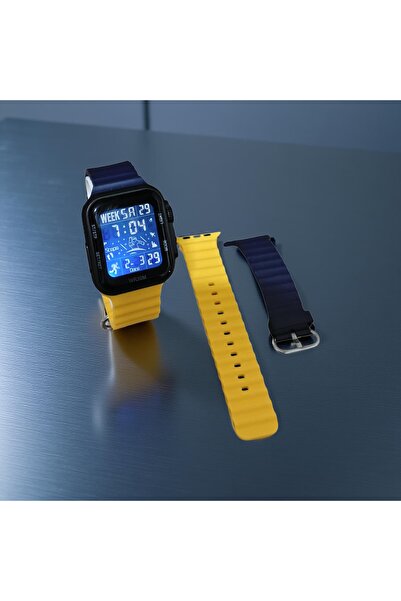 Qulothes SU GEÇİRMEZ Dijital Kronometre Takvimli Takım Taraftar Değişen Kordo...