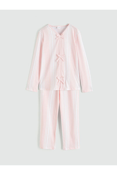 LC Waikiki Özmarka Νέα Σεζόν Κοριτσίστικη Πιτζάμα με λαιμόκοψη V